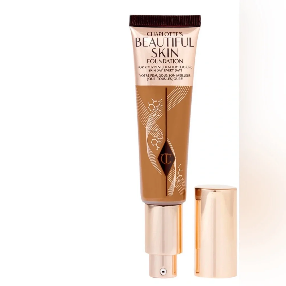 💎 Charlotte Tilbury Beautiful Skin Medium Coverage Liquid Foundation 13 Warm